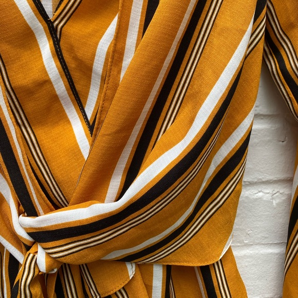 Topshop Striped Blouse - Picture 6 of 7